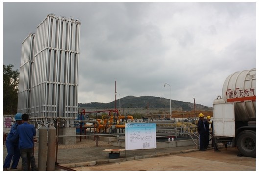 我市首座LNG釋放站建成，燃氣保供能力將有所提升